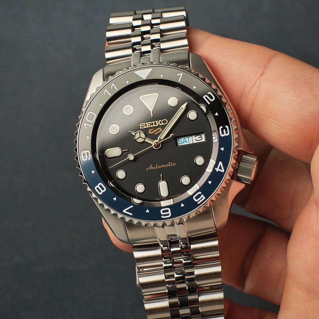 Ceramic Insert - SKX Dual Time Dark Knight - DLW WATCHES