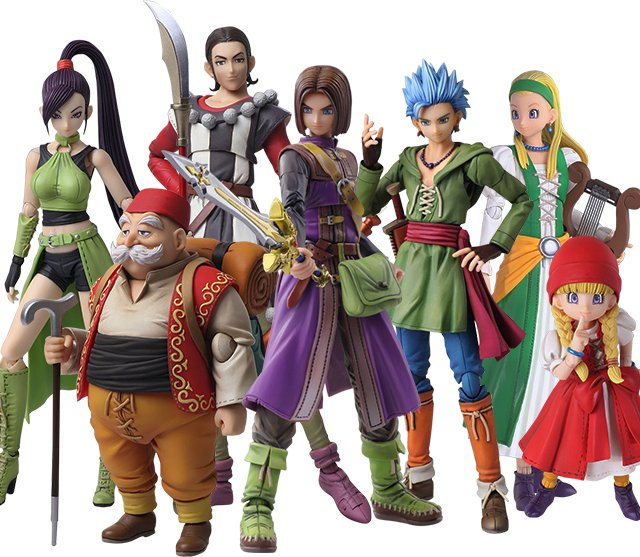 ドラゴンクエスト11 アクリルスタンドキーホルダー 正面8種セット 関連