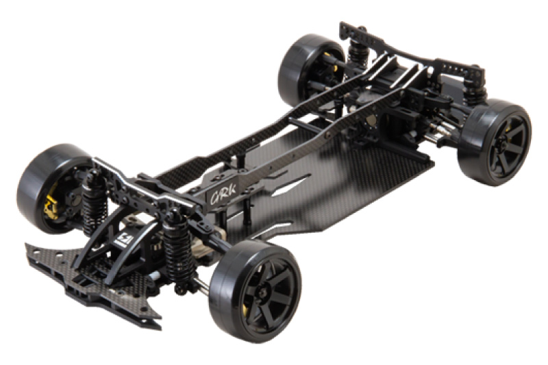 走行少】シバタ GRK5ドリフトシャーシ、オプション多数装備、部品多数