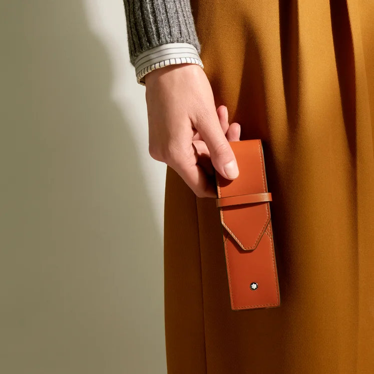 Montblanc Meisterstück 2-Pen Pouch - Rust – Dromgoole's Fine