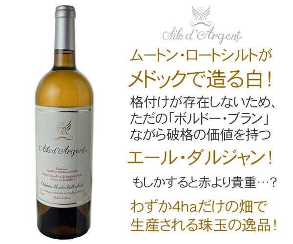 エール・ダルジャン 2021 白Aile dArgent スピード出荷 | ワイン