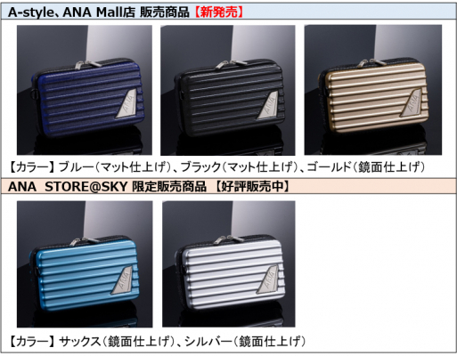 まるで小さなスーツケース！ANA機の尾翼をイメージしたメタルプレート