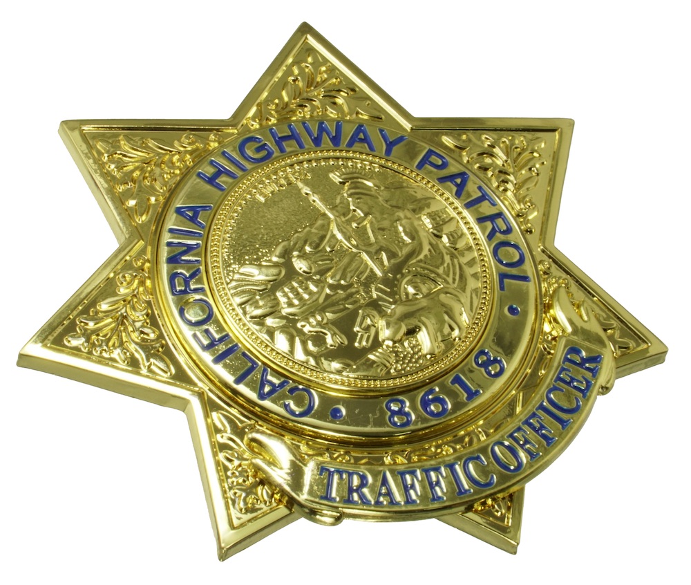 カリフォルニアハイウェイパトロール バッジ ホルダー付 Amazon