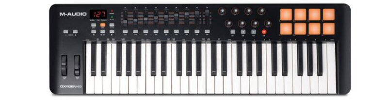 一世風靡したM-AUDIOのコントローラ搭載MIDIキーボード、OXYGENは今も