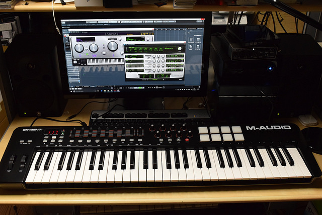 一世風靡したM-AUDIOのコントローラ搭載MIDIキーボード、OXYGENは今も