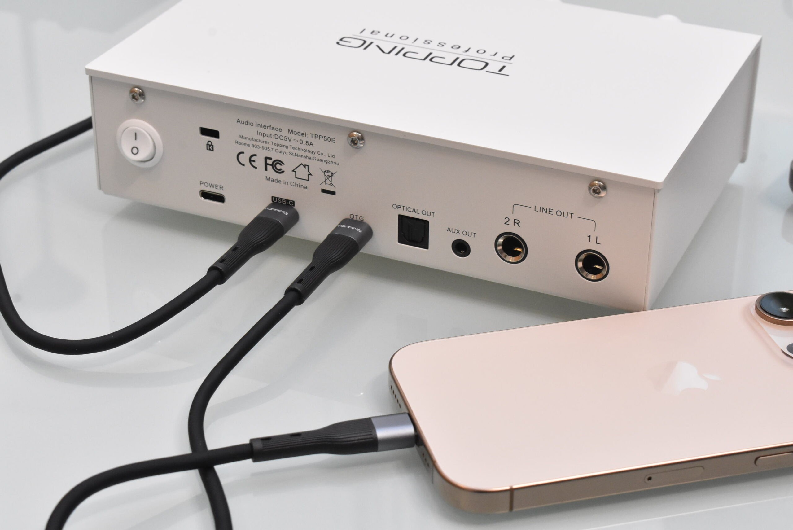 新品未開封) Topping E2x2 ホワイト インターフェース DTM 新品未開封