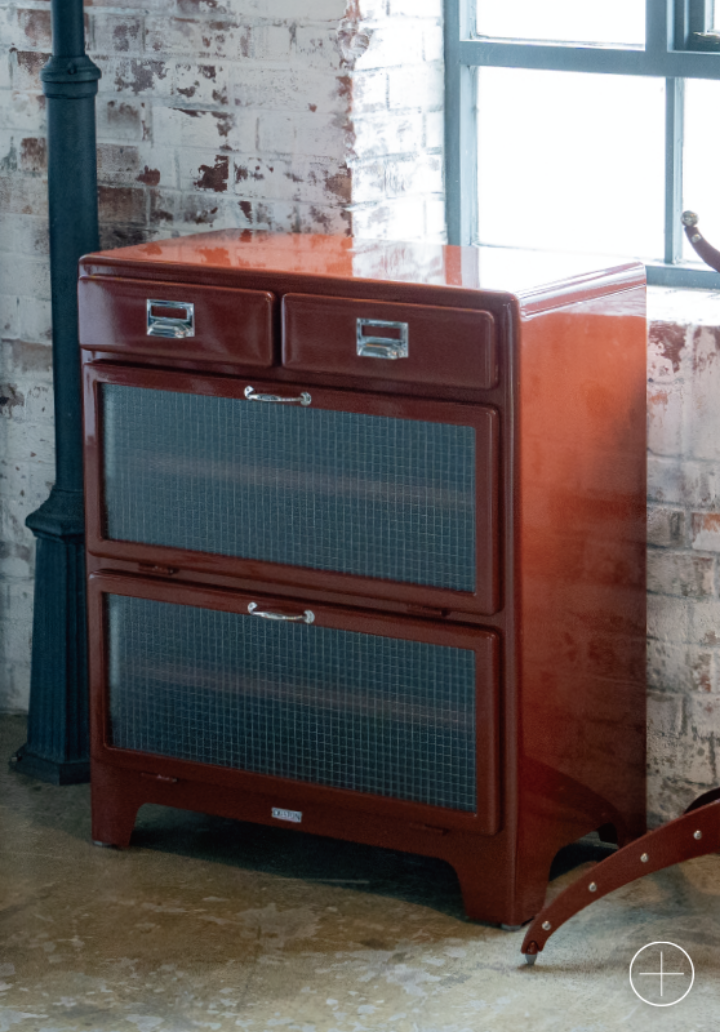 DULTON ダークブラウン キャビネット 3段 DULTON ダークブラウン