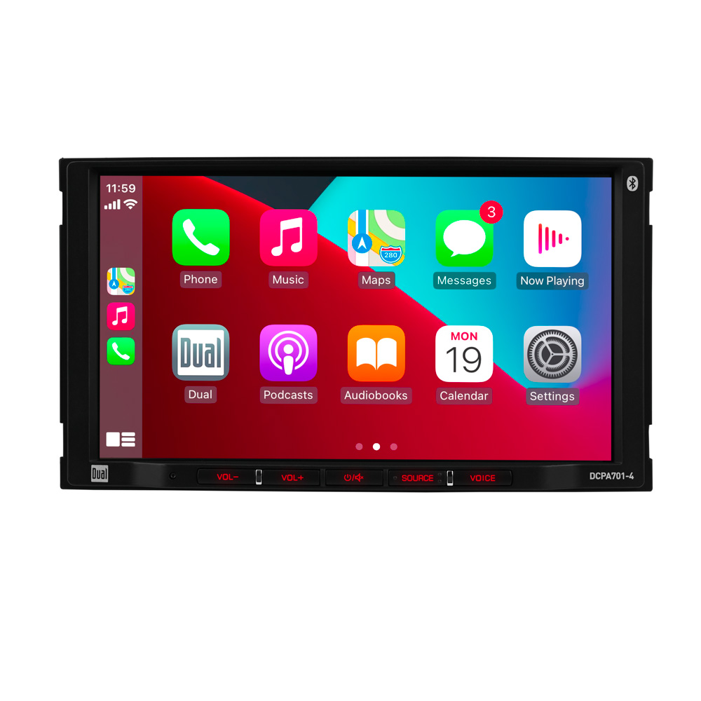 7-Inch Car Radio with Apple CarPlay & Android Auto - DCPA701-4