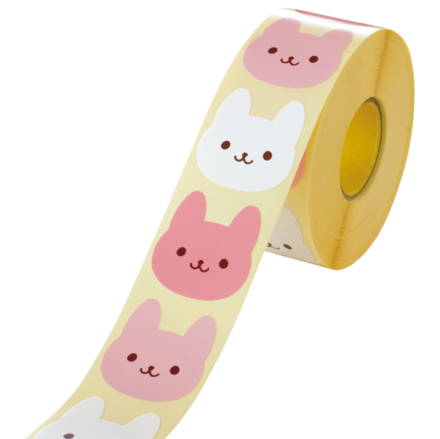 うさこロールシール-1(W27×H28): ギフトシール・封印シール｜ギフト