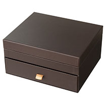 クラシカルモダン二段式貼箱-LL(W240×D200×H120): ギフトボックス