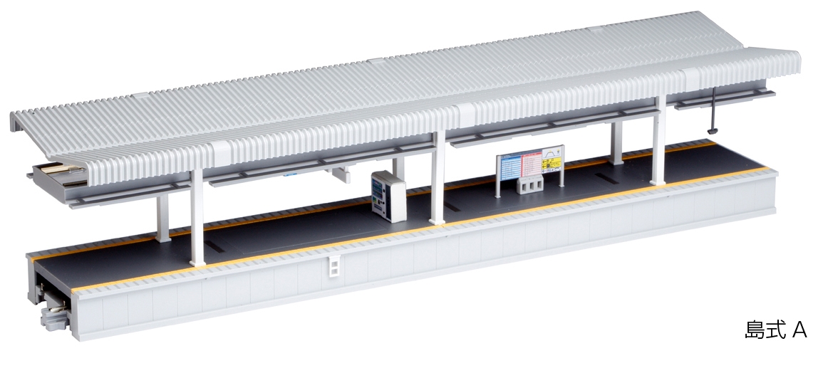KATO鉄道模型オンラインショッピング 近郊形ホームDX 島式A: □現在
