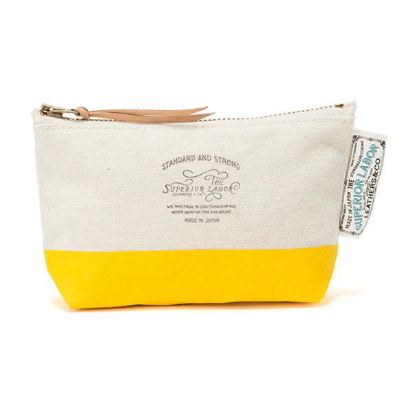 イロチ買い”がオススメ♪】色で中身を分けたい上質キャンバスポーチ