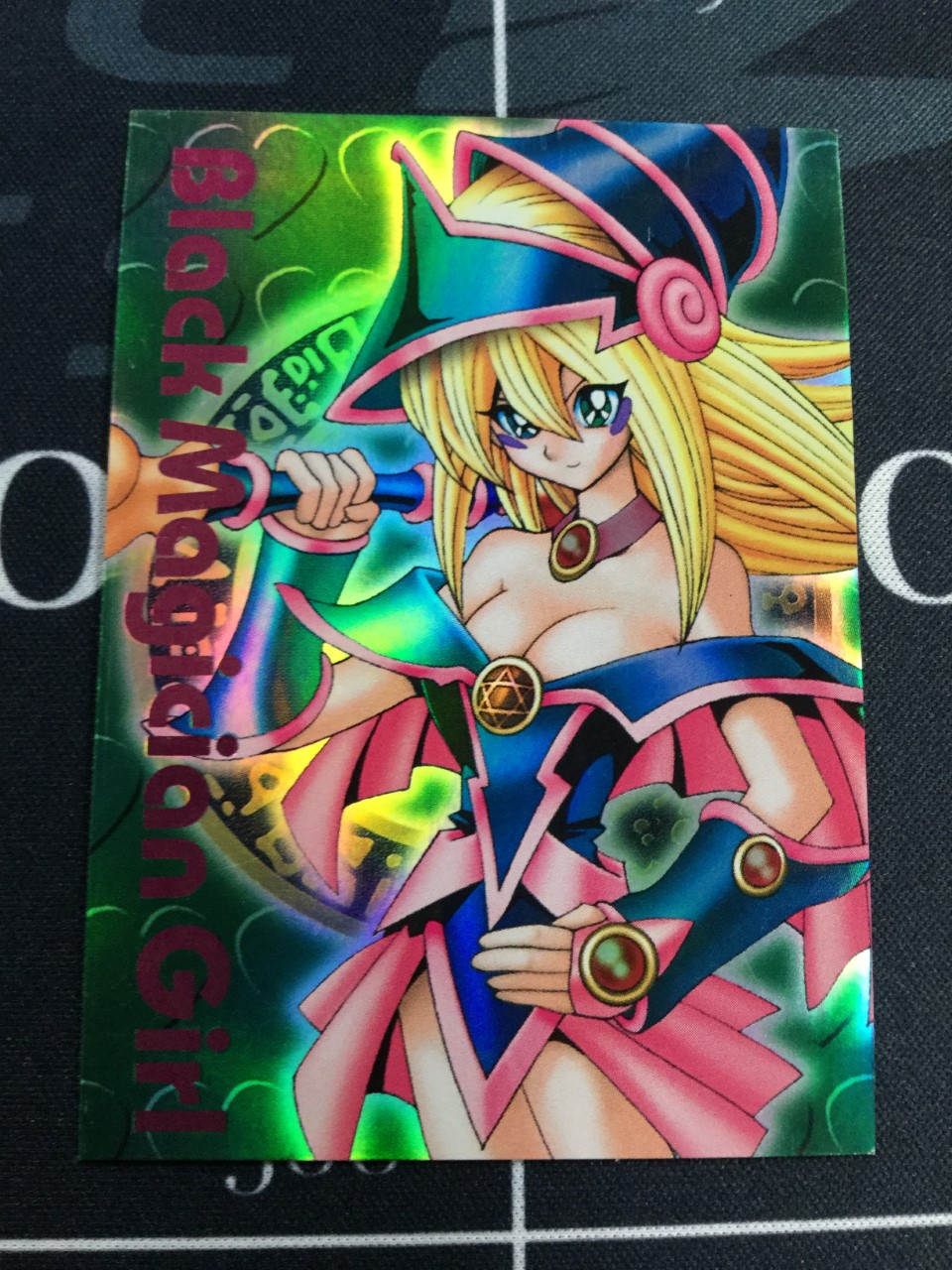 PSA10】ダンジョンダイスモンスターズ ブラックマジシャンガール 緑