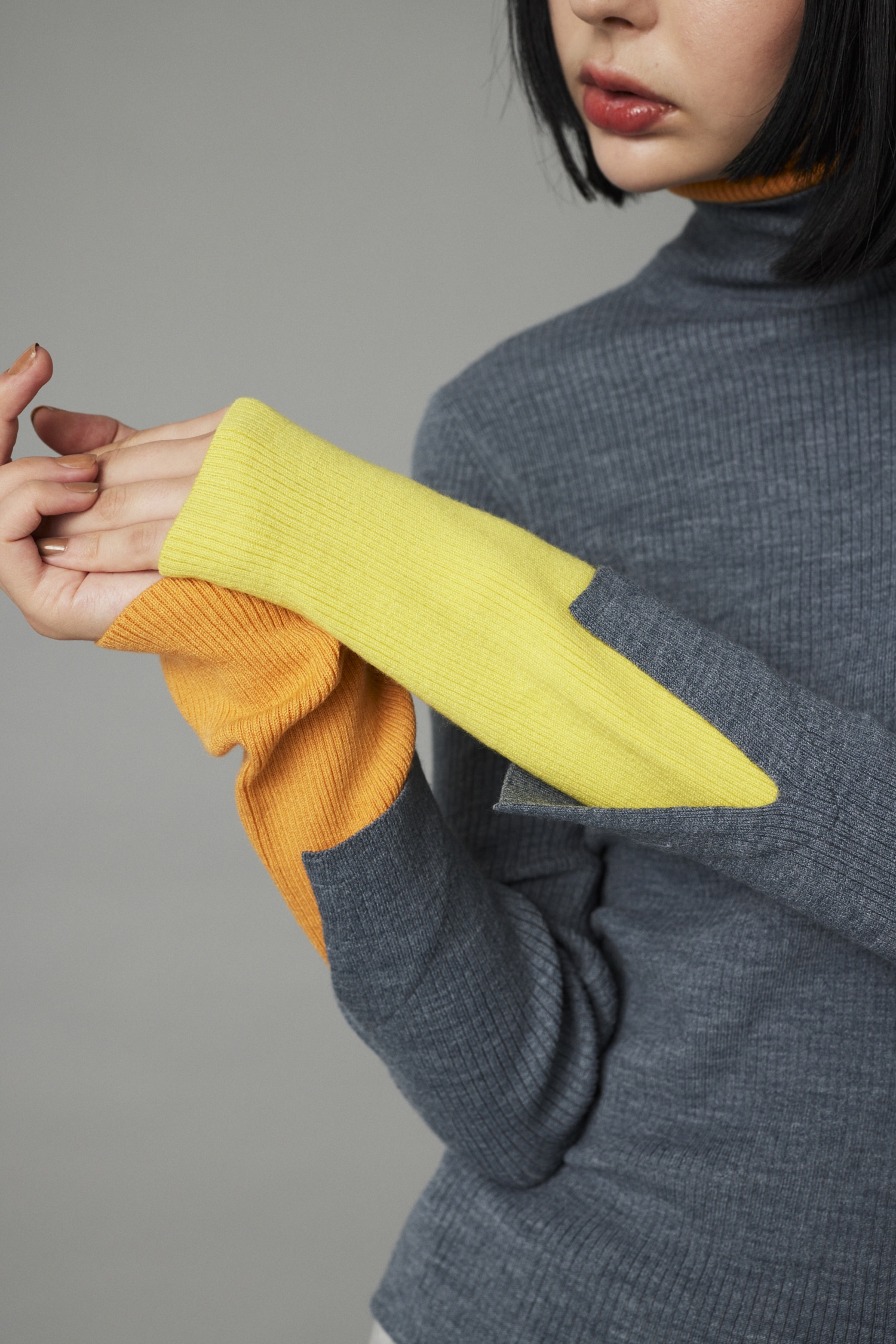 HeRIN.CYE | Double cuff tops (ニット ) |SHEL'TTER WEBSTORE