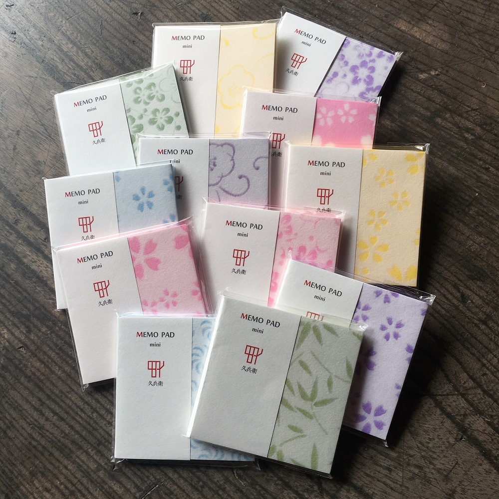 折り紙,ノベルティー,和紙,越前和紙,名前入れ,プレゼント,メモパット