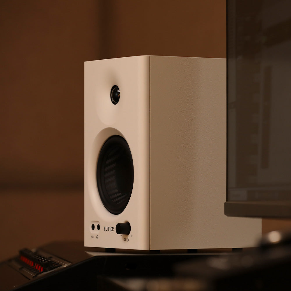 EDIFIER MR4 スタジオモニタースピーカー ホワイト 動作確認済み