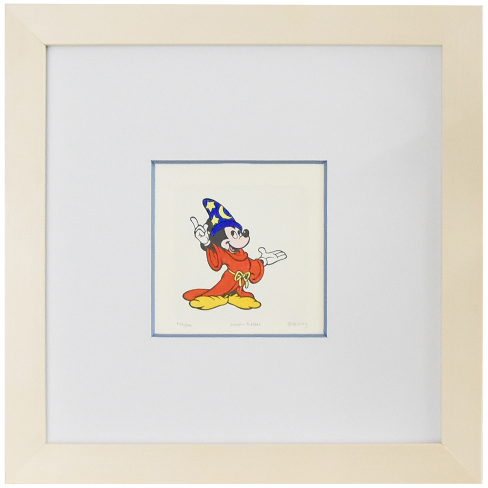 ディズニー エッチング 絵画 額入り ミッキー