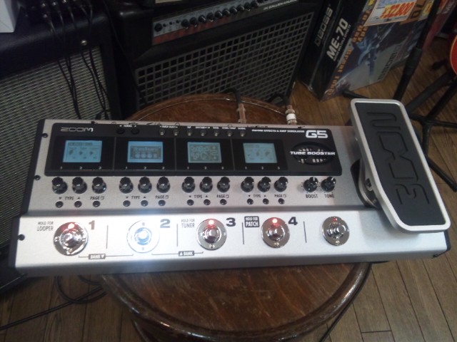 ZOOM G5 ギター マルチエフェクター ZOOM G5」レビュー！低価格マルチ