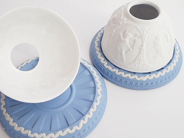 ウエッジウッド ジャスパー ドーム型キャンドルホルダー（在庫2/残り0