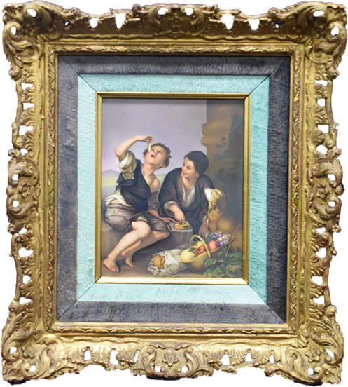 ルイーゼ王妃 陶板画／額装 アンティーク 投資アート 希少・KPM