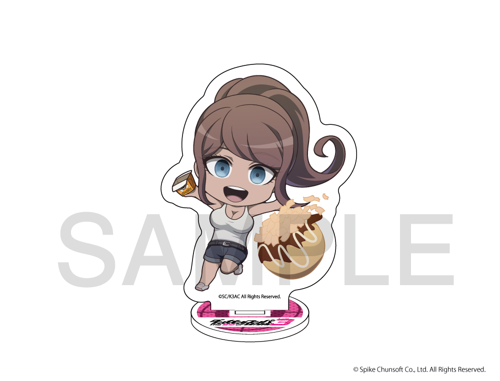 未使用/傷) ダンガンロンパ 大神さくら 朝日奈葵 アクリルキーホルダー