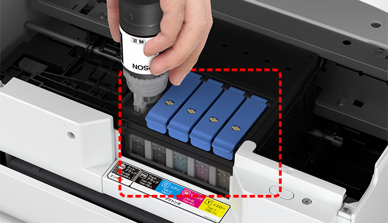 エプソンプリンターエコタンクEW-M754TB総印刷枚数1888枚 エプソン