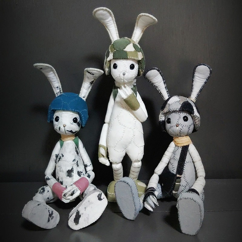 国内作家様 国内作家様 ハンドメイド うさぎ アートドール 作家様