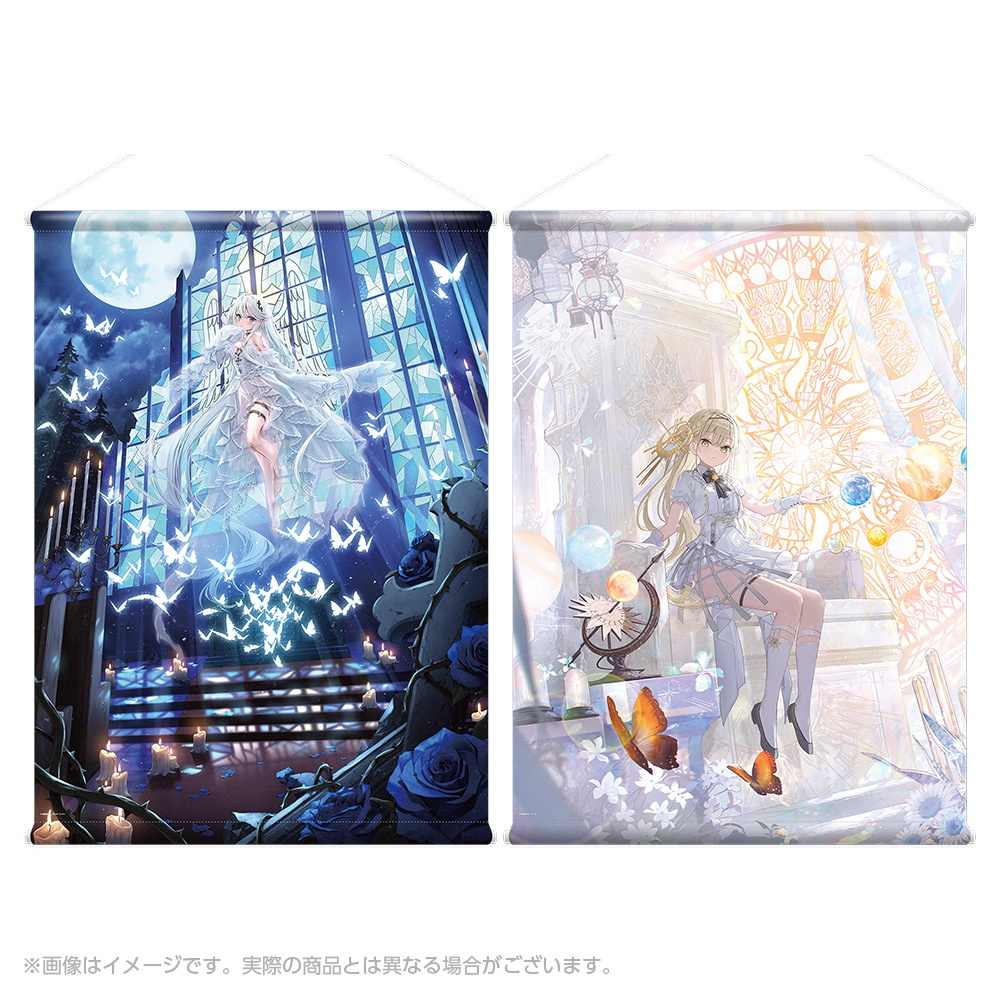 絵師100人展01 てぃんくる 蒼雪の灯 複製原画 絵師100人展01