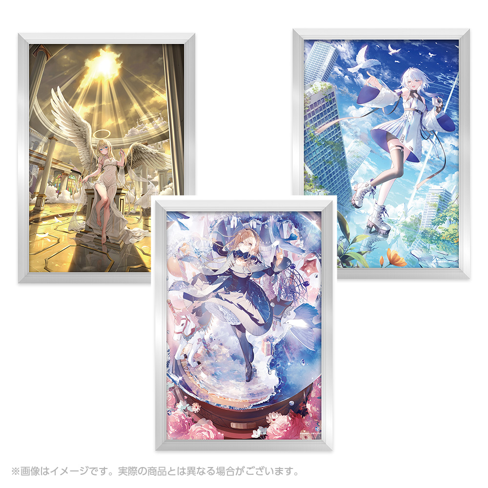 絵師100人展 10 はねこと 四季万華鏡図 アクリルアートプレート は