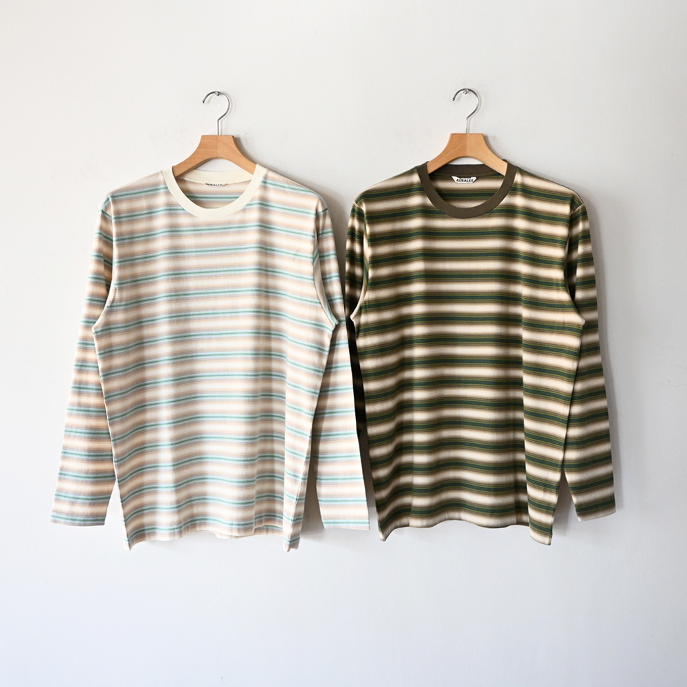 Gradient Stripe Jersey L/S Tee | EUREKA FACTORY HEIGHTS
