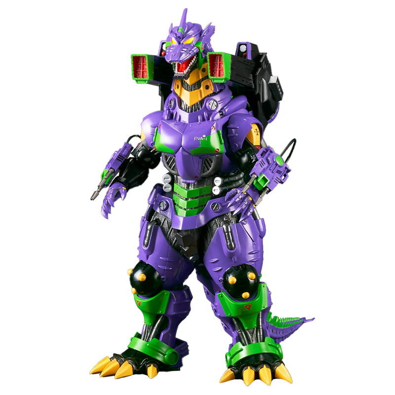 東宝大怪獣シリーズ 3式機龍 (2002) 重武装型 エヴァ初号機カラー