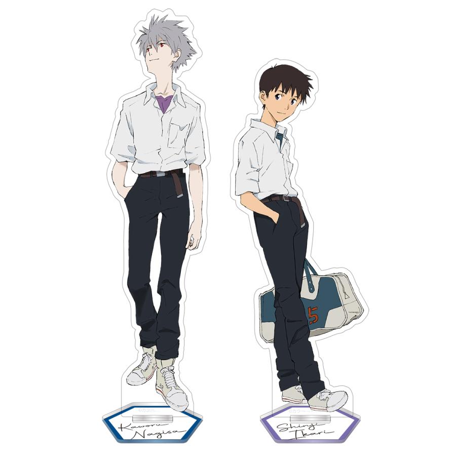 エヴァンゲリオン アクリルスタンド/シンジ＆カヲル/制服2体セット