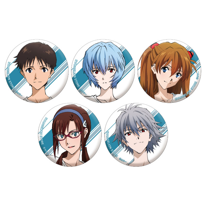 エヴァLUMINEコラボ 缶バッジ シンジ カヲル 2個セット エヴァLUMINE