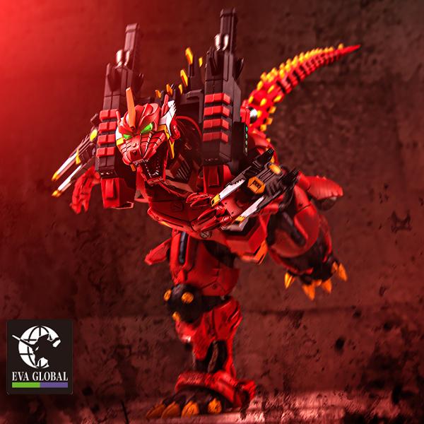 3式機龍 ＜改＞ エヴァ2号機カラーVer EVA GLOBALから『ゴジラ対エヴァンゲリオン 3式機龍エヴァ2号機カラー