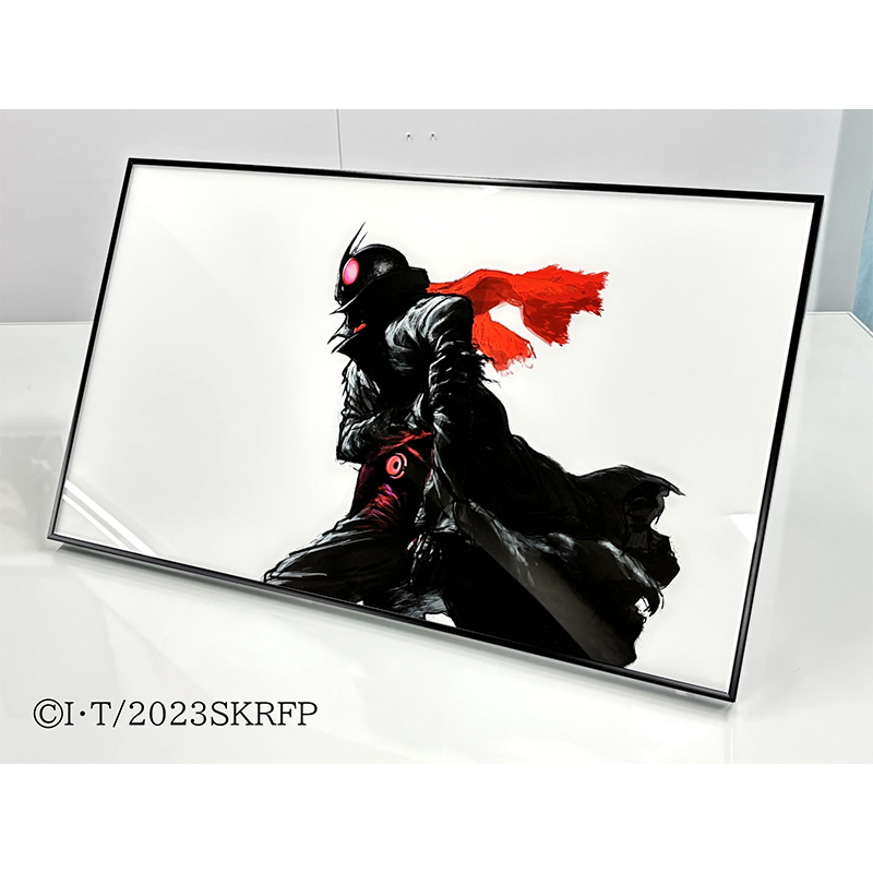 雑 前田真宏 雑画集』発売記念アート展】額装特殊印刷アートB（シン