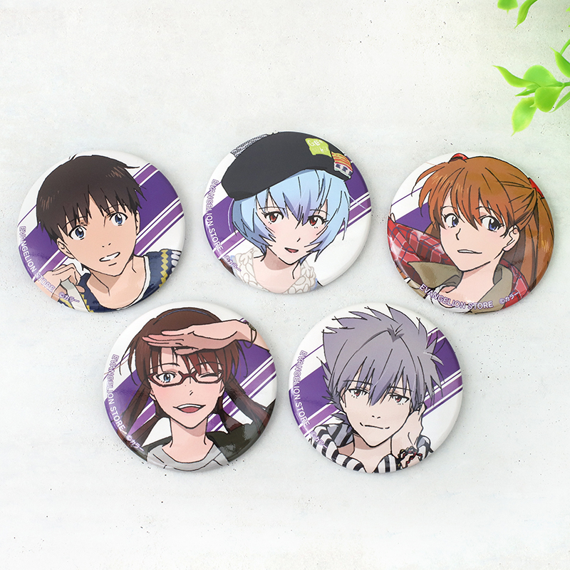 エヴァ LUMINEコラボ 缶バッジ 渚カヲル 新世紀エヴァンゲリオン