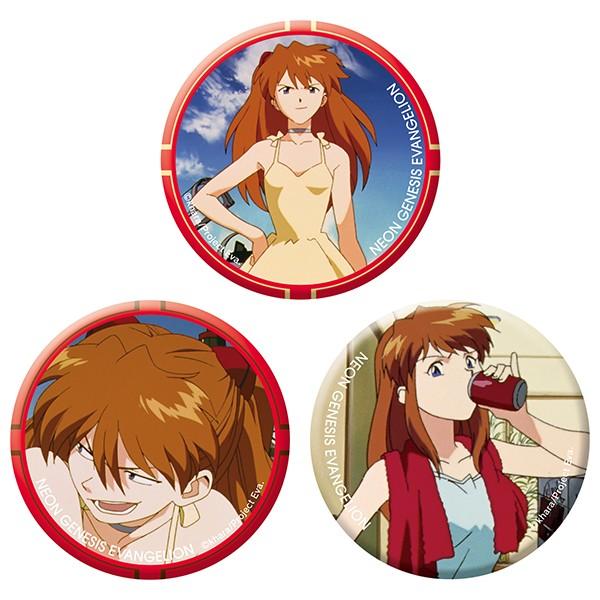 エヴァンゲリオン アスカ 2号機 缶バッジ タワーレコード エヴァ2号機