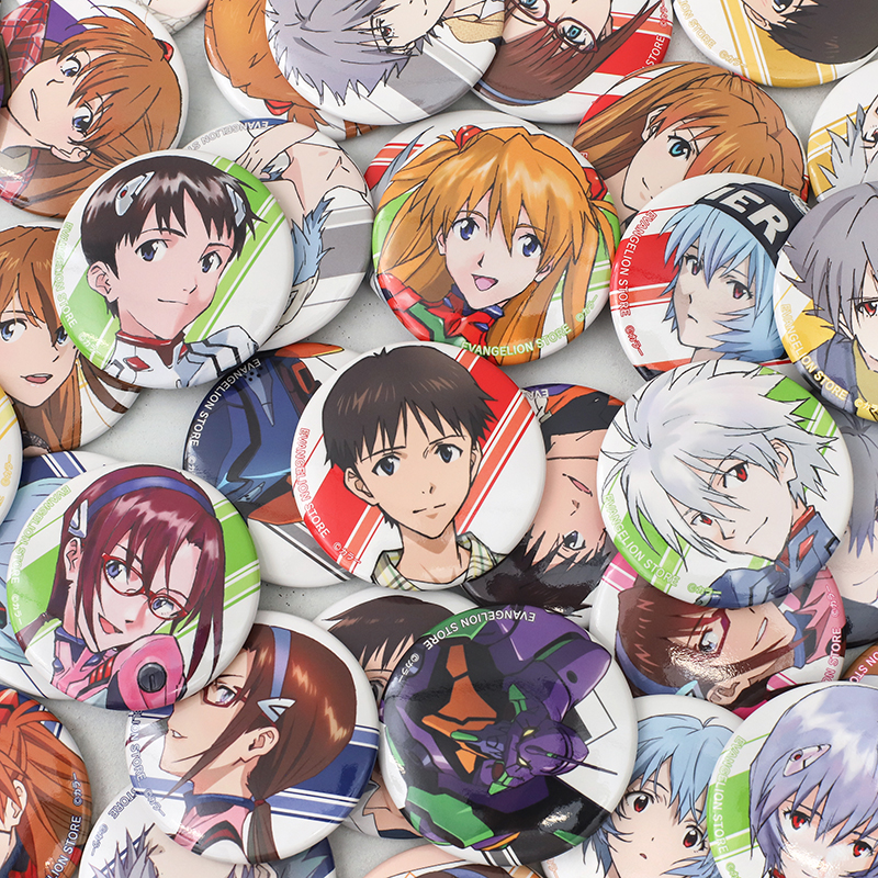 新品未開封 エヴァンゲリオン 缶バッジコレクション アスカ 10個入 2個