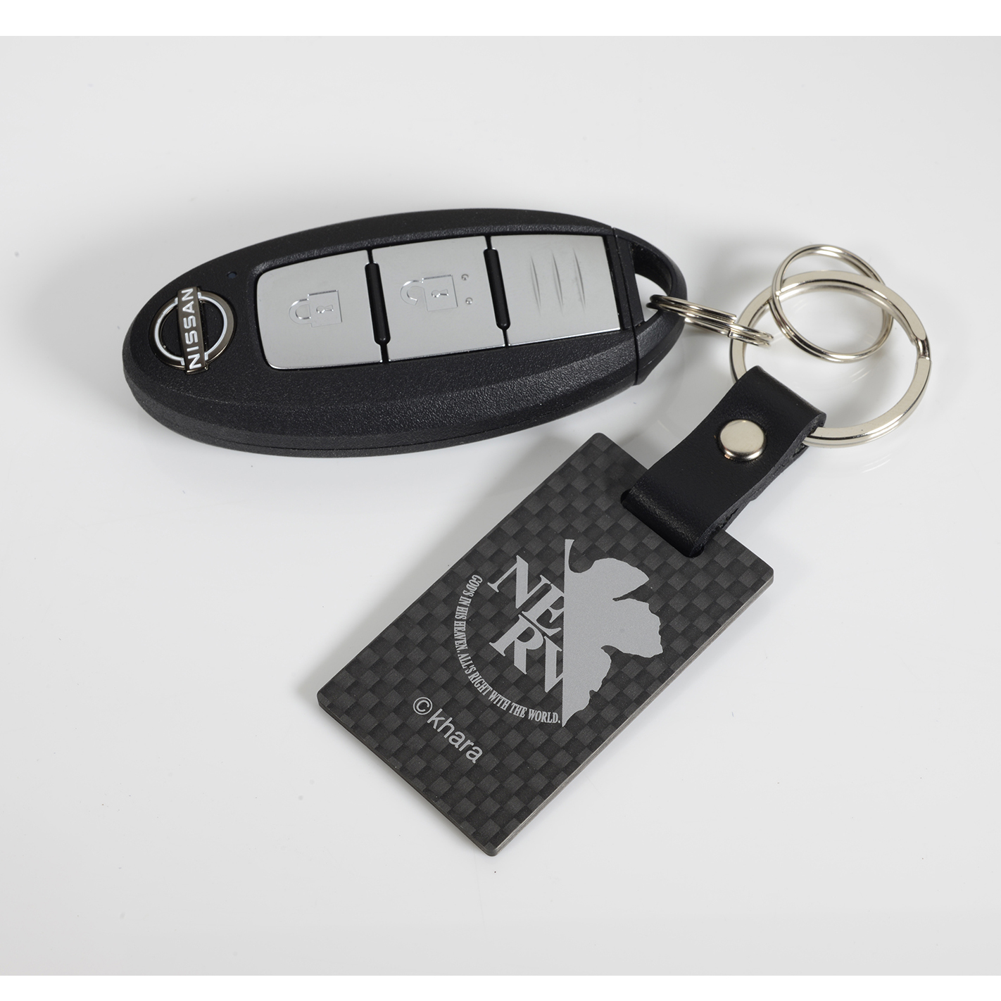 ヱヴァンゲリヲン 新劇場版 NERV ドライカーボンキーホルダー(KYO-EI