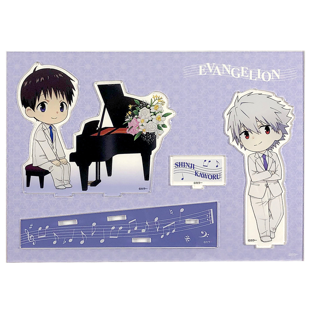 エヴァンゲリオン アクリルスタンド/デフォルメメシンジ＆カヲル