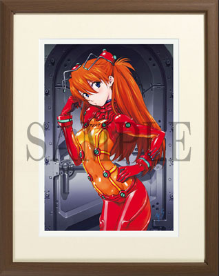 新世紀エヴァンゲリオン 貞本義行 B4 複製原画 E アスカ レイ マリ 新