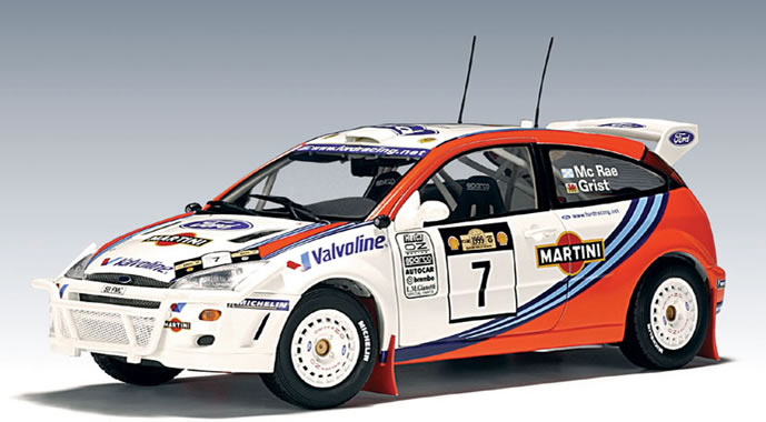 オートアート 1/18 フォードフォーカス WRC 1999 Ford Focus WRC '99