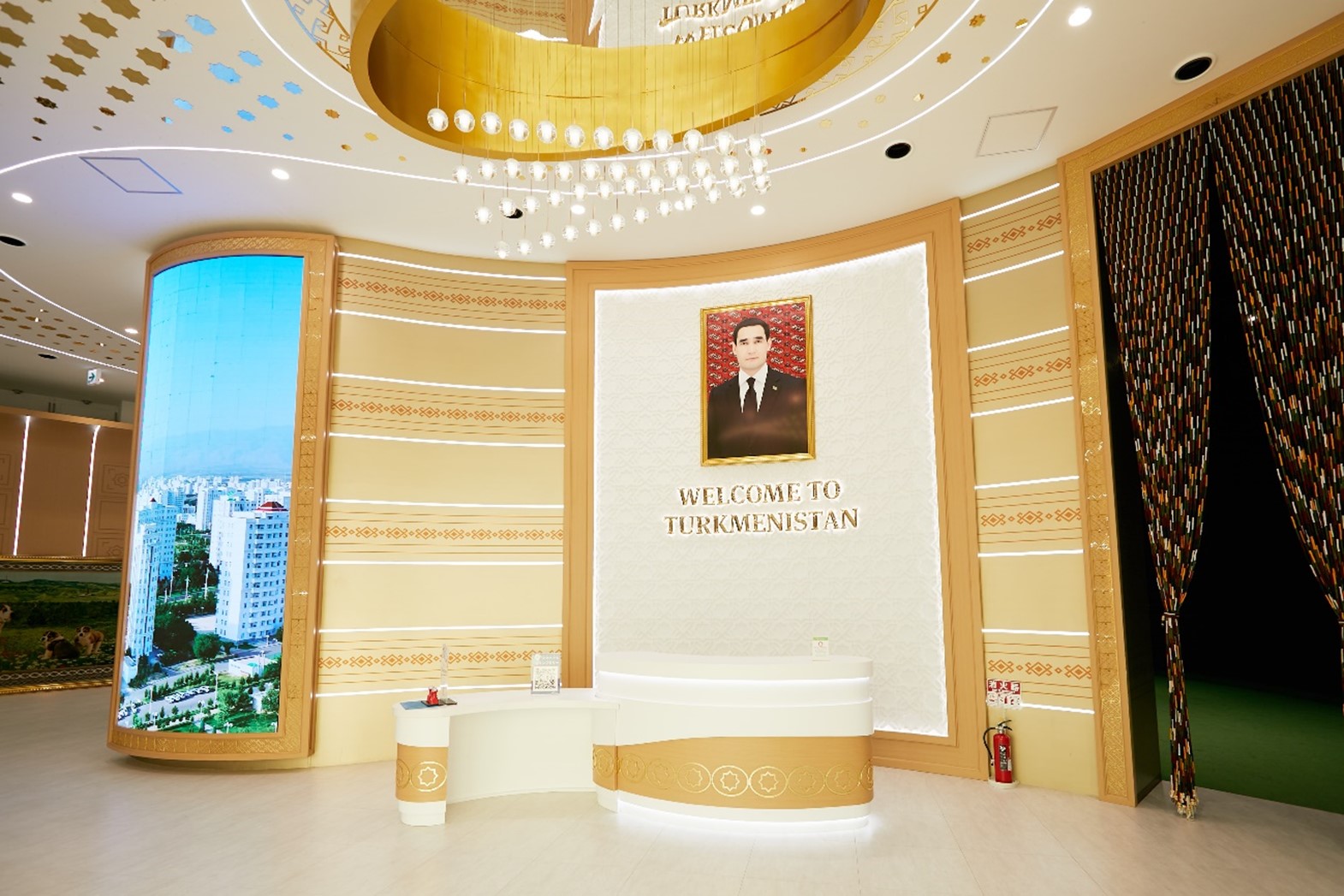 世界のパビリオンめぐり｜トルクメニスタンパビリオン：Inspiring a