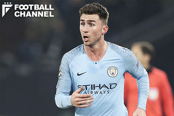 直筆サイン入り写真 アイメリク・ラポルテ マンチェスター・シティFC