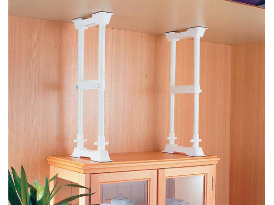 アイリスオーヤマ 家具転倒防止伸縮棒 M ホワイト 2個入り SP-45W 通販