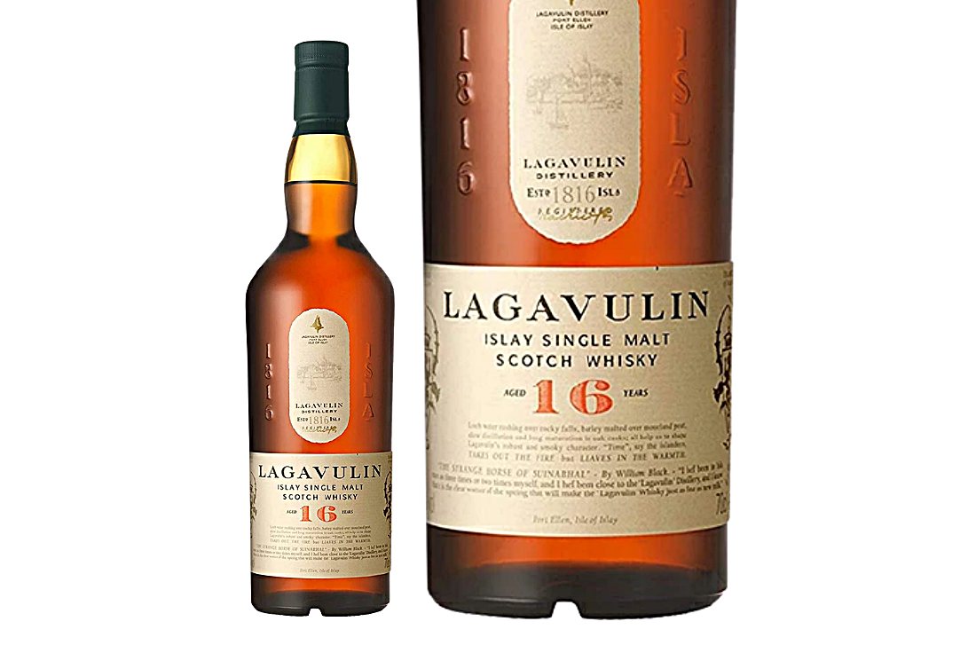 ラガヴーリン LAGAVULIN 16年 1ℓ 旧ボトル 王冠 ホワイトソース
