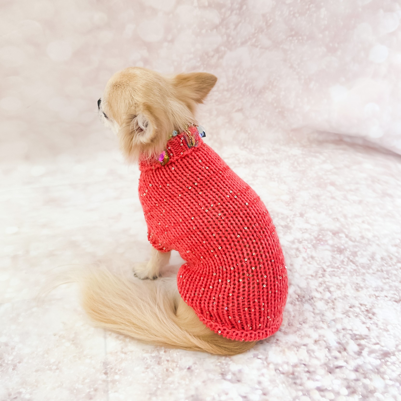 100% Cashmere Pull Diletta Coral