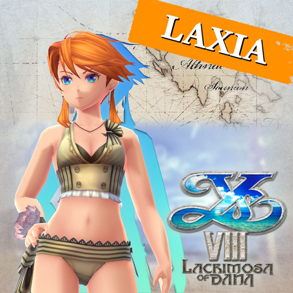 どでか全身タペストリー「イースⅧ ダーナ （水着ver.）」キャラアニ