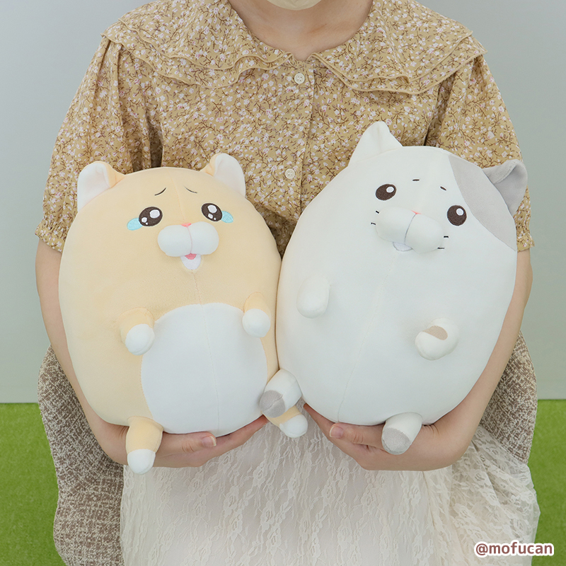 泣きむし猫のキィちゃん ましゅもっち ぬいぐるみ モフ缶 ポンちゃん