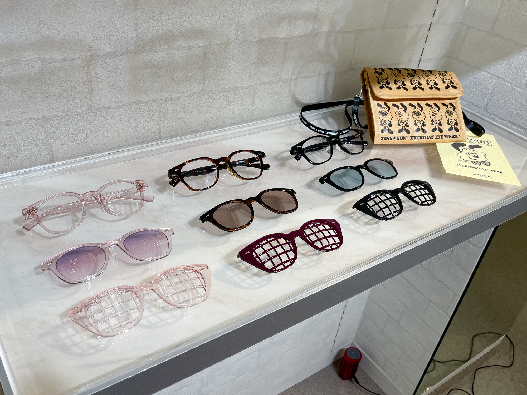 JINS＆SUN×VERDY ブラウン 限定ポーチセット 7/22 発売！JINS&SUN